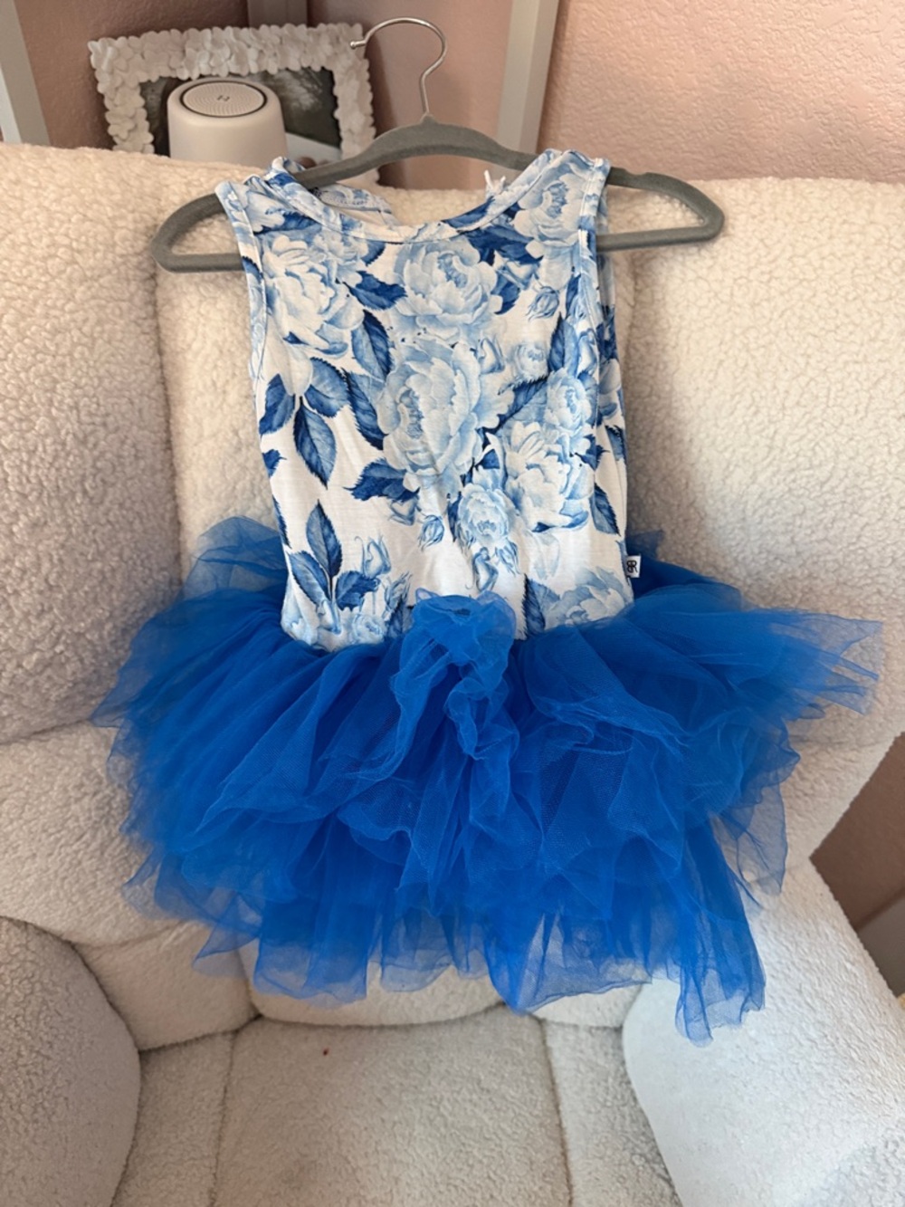 Bums and roses : Blue Floral Tutu Dress - Kids Costume